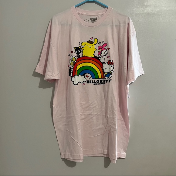 Sanrio Other - Sanrio Pink Hello Kitty Rainbow T-Shirt